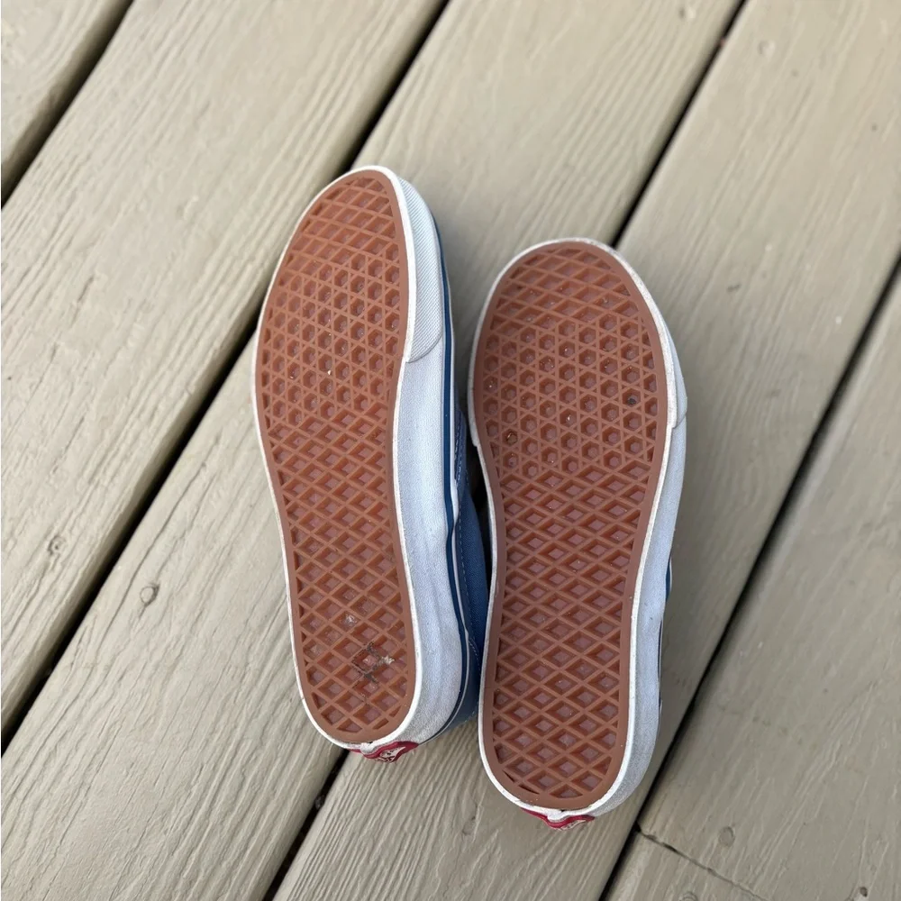 VANS Classic Woman’s Blue Slip-On Sneakers, Size: 8 - Picture 6 of 9
